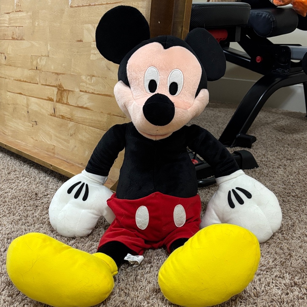 Large Disney Mickey Mouse Plush